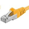 PREMIUMCORD Patch kabel CAT6a S-FTP, RJ45-RJ45, AWG 26/7 10m žlutá sp6asftp100Y