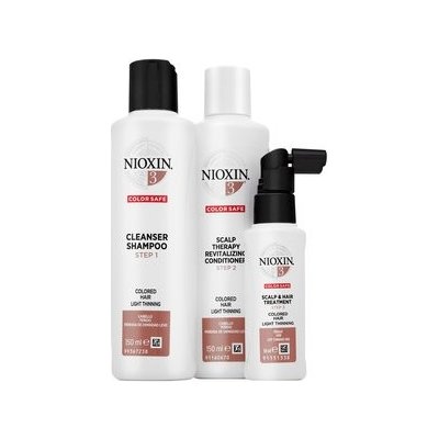 Nioxin System 3 Trial Kit sada pre jemné farbené vlasy 150 ml + 150 ml + 50 ml