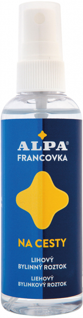 Alpa Francovka Na cesty Alkoholový bylinný roztok v spreji 100 ml