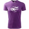Still Plays With Planes - Pánske tričko Fantasy športové - M ( Fialová )