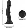 Armony - Dildo Vibrator & Anal Plug Remote Control Black