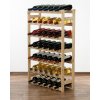 Drevený regál na víno Mamutex 1020×630×250 mm – 42 fliaš, borovica