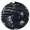 Lampion Halloween kulatý - kostlivci 25 cm