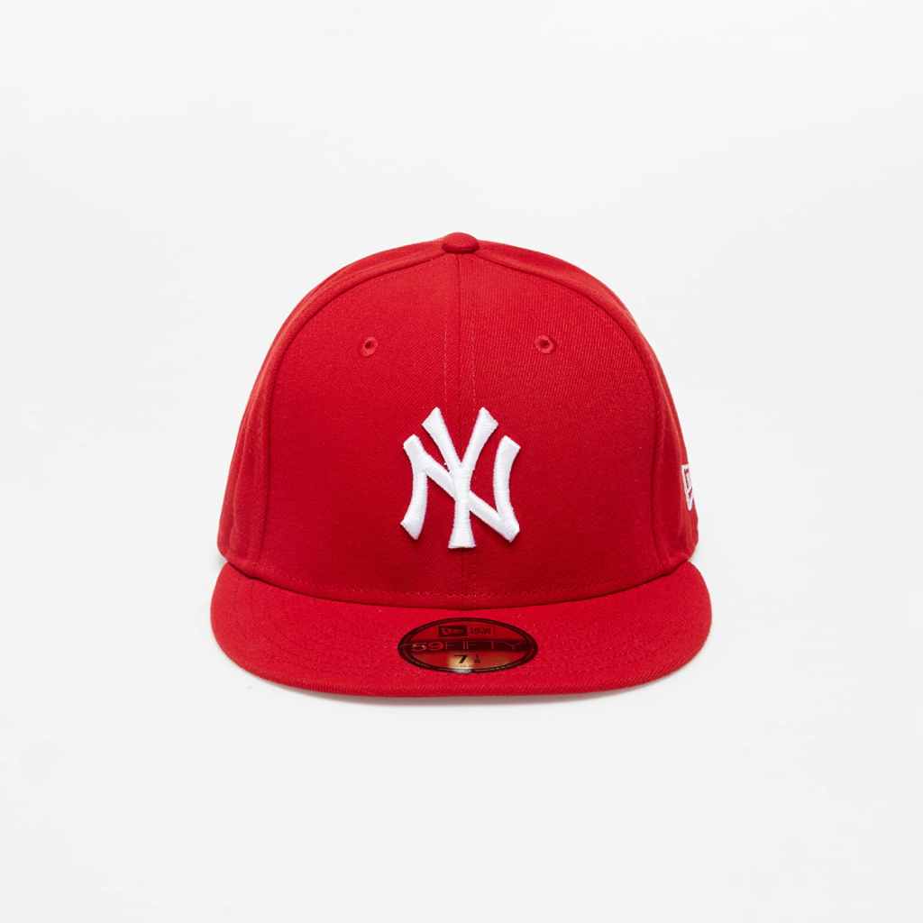 New Era 59Fifty MLB Basic New York Yankees Cap Scarlet/ White