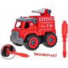 Auto hasiči skrutkovací 12 cm s vodným delom voľný chod v krabičke