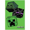Jerry Fabrics Detská fleecová deka Minecraft The Mobs, 100 x 150 cm