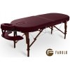Skladací masážny stôl Fabulo DIABLO Oval Set Farba: bordová 192*76 cm / 16,3 kg / 4 farby