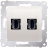Zásuvka 2xHDMI krémová SIMON54Pre (simon)