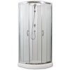 Arttec BRILIANT 80 x 80 cm - Sprchový box model 1 chinchilla sklo
