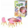 Zapf Creation BABY born Minis Súprava s narodeninovým stolom, stoličkami a bábikou