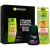 Garnier Merry Christmas Garnier Fructis Vitamin & strength posilňujúci šampón pre poškodené vlasy 400 ml + Garnier Men Mineral Extreme antiperspirant roll on 72h 50 ml
