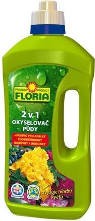 AGRO FLORIA Okyselovač a hnojivo pro azalky,rododendrony 1 l