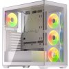 ENDORFY Krux skříň Exo / ATX / 4x120mm RBG fan / 2xUSB 2.0 / USB-C / tvrzené sklo / bílá
