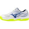 Detská tenisová obuv Mizuno Break Shot 5 Jr. Clay White/Dazzl EUR 36