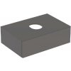Geberit VariForm - Umývadlová skrinka, 75x51x24 cm, 1 zásuvka a zápachová uzávierka, lávová 501.160.00.1