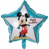 Cakesicq Fóliový balón v tvare hviezdy Mickey modrý 46 cm