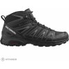 Salomon X ULTRA PIONEER MID GTX topánky, black/magnet/monument UK 11.5