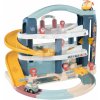 Garáž 3-poschodová Grand Garage Little Smoby s výťahom autoumyvárňou a auto s helikoptérou od 18 mes