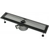 Sprchový žľab CLASSIC s horizontálnou prírubou, 100 cm