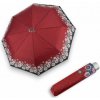 Doppler Mini Light Classic berry flowers - dámsky skladací dáždnik