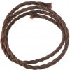 Retro kábel špirálový, vodič s textilným obalom 3x0.75mm, hnedý