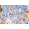 DIMEX | Vliesové fototapety na stenu Stará popraskaná omietka MS-5-2421 | 375 x 250 cm | modrá, biela, oranžová + Vliesová fototapeta na stenu DIMEX Stará popraskaná omietka MS52421 v rozmere 375 x 25