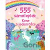 555 samolepiek Kone a jednorožce