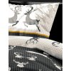 Bierbaum obliečky flanelové 3923 Deer Grafit 135x200/80x80 cm