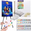 MALIARSKA SÚPRAVA UMELECKÁ MALIARSKY STOJAN FARBY PRE DETI PREMIUM