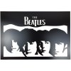 Veselá Stena Drevená nástenná dekorácia The Beatles čierna