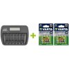 OXE Battery Charger AA + 6 ks AA 2100 mAh 572007