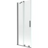Mexen Velar, 2-krídlová posuvná vaňová zástena 70 x 150 cm, 8mm číre sklo, brúsený grafit, 896-070-000-01-95