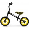 Detský balančný bicykel Milly Mally Dragon black Barva: Čierna
