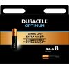 Jednorazová batéria DURACELL Optimum alkalická batéria mikrotužková AAA 8 ks (42393)