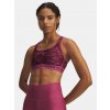 Under Armour Crossback Mid Print-RED Women's Bra - Women's tmavočervená L Under Armour 198632559338