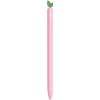 AppleKing ochranný silikónový obal s lístočkami pre Apple Pencil 2. generácie / Pro - ružový - možnosť vrátiť tovar ZADARMO do 30tich dní