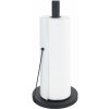 Čierny kovový držiak na kuchynské rolky Wenko Black Outdoor Kitchen Clayton