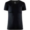 Dámske priedušné tričko s krátkym rukávom CRAFT Core Dry čierne XS