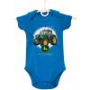 John Deere detské body, s potlačou traktora Veľkosť: 3-6 mes., Farebnosť: Modrá
