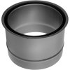 Zder dvojitá Ø130 mm / 0.8 mm, oceľ, čierna