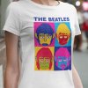Tričko s potlačou THE BEATLES Pánsky Biela 110 cm/4 roky
