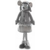 Dekorácia MagicHome Vianoce, Myška s čiapkou, 57 cm