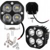 LED pracovné svetlo do AUTA 40W HALOGÉN REFLEKTOR 10-60V 4LED