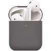 AppleKing matný silikónový obal pre AirPods 1 / 2 - tmavosivý - možnosť vrátiť tovar ZADARMO do 30tich dní