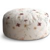 Sablio Taburet Circle Romantické kvety: 38x48 cm