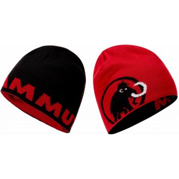 Mammut čiapky Logo Beanie čierna /červená