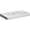 Geberit Smyle Square Umývadlo, 90x48 cm, s prepadom, 2 otvory na batérie, biela 500.252.01.1