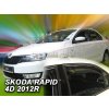 Deflektory okien ŠKODA RAPID 5-dver od r. 2012 → (+Zadné) LTB