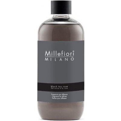 Millefiori Natural Black Tea Rose náplň do aróma difuzérov 500 ml