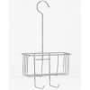 Compactor Závesný sprchový košík s háčikom Keep, chróm, 22,4 x 8,5 x v. 39,5 cm